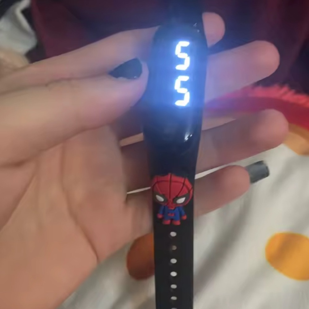 Disney Black Spider-Man Kids Digital Watch - Picture 11 of 11